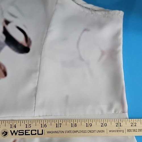 Maxikleid Aquarell weiß mit bunten ärmellos XXL - Bild 8 von 16