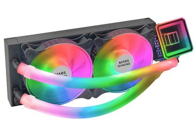 Water cooling 240mm Mars Gaming ML-ULTRA240 TDP 500W (W) (B)