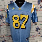 Vintage Adidas Team Ucla Bruins Football Jersey Blue #87 Large Ncaa 🏈