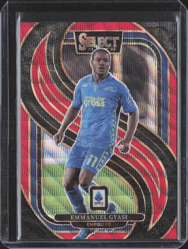 2024-25 Panini Select Serie A Emmanuel Gyasi Red Wave /38 Empoli FC ð¥