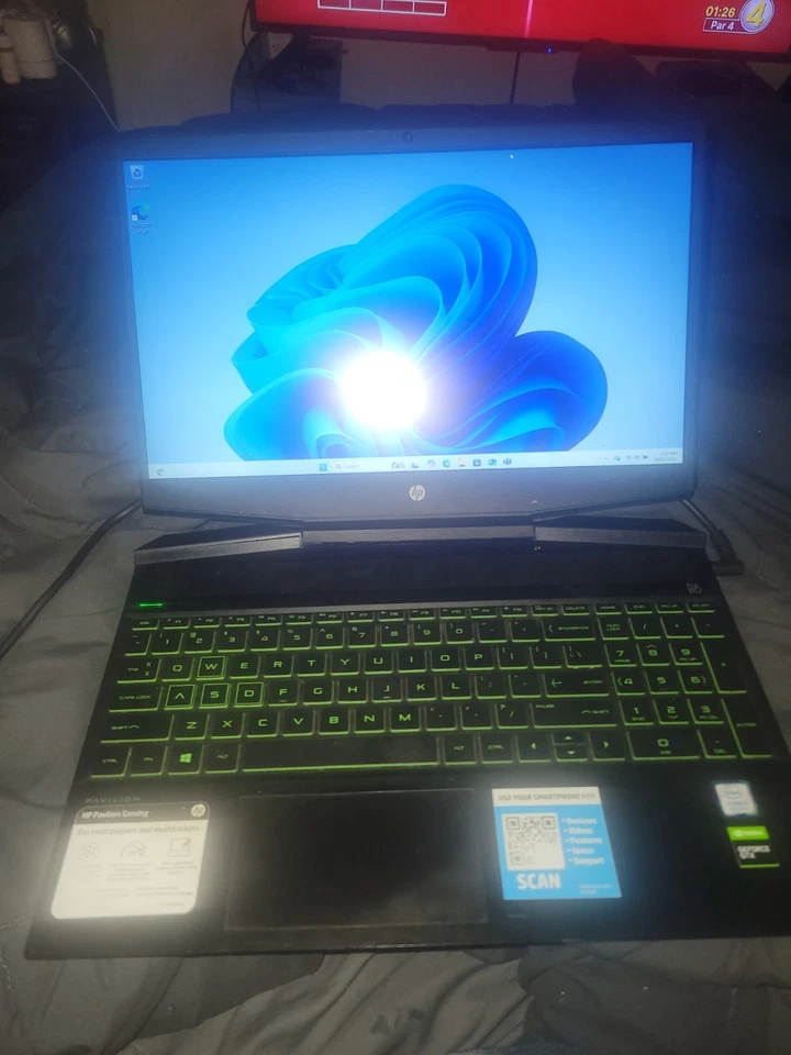 HP Pavilion 15 Gaming Laptop 15 .6" I5-9300H, NVIDIA GeForce GTX 1650, 8GB RAM - Bild 2 von 4