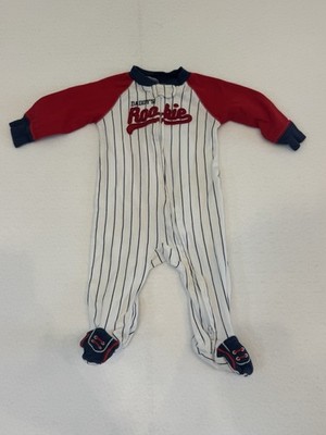 Carters Child Of Mine BabyBoy Sleep N Play One Piece Daddy s Rookie Size 3-6M