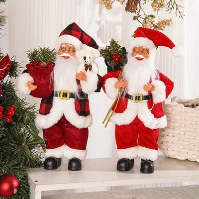 Stehende Weihnachtsmann Puppe Weihnachtsdekoration Zubehör Kreativer Rucksack