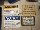 LOT OF 4! Vintage California Porcelain Signs & PGE Signs! ALL 4 PORCELAIN!!