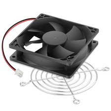 WDERAIR DC 92mm x 25mm Brushless 24V Exhaust Fan Dual Ball Bearing 2Pin for...