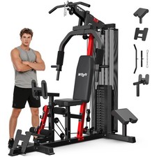 Multifunctional Home Gym System Full Body Workout Station Weight Workout Indoor