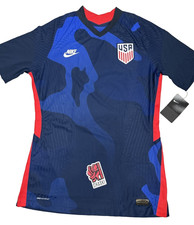 Nike Team USA Vaporknit Away Blue football Soccer Jersey CD0603 USMNT Men Medium