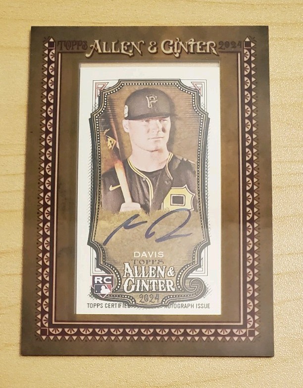 2024 Topps Allen & Ginter - Mini Baseball Autographs Henry Davis #MA-HD (AU, RC)