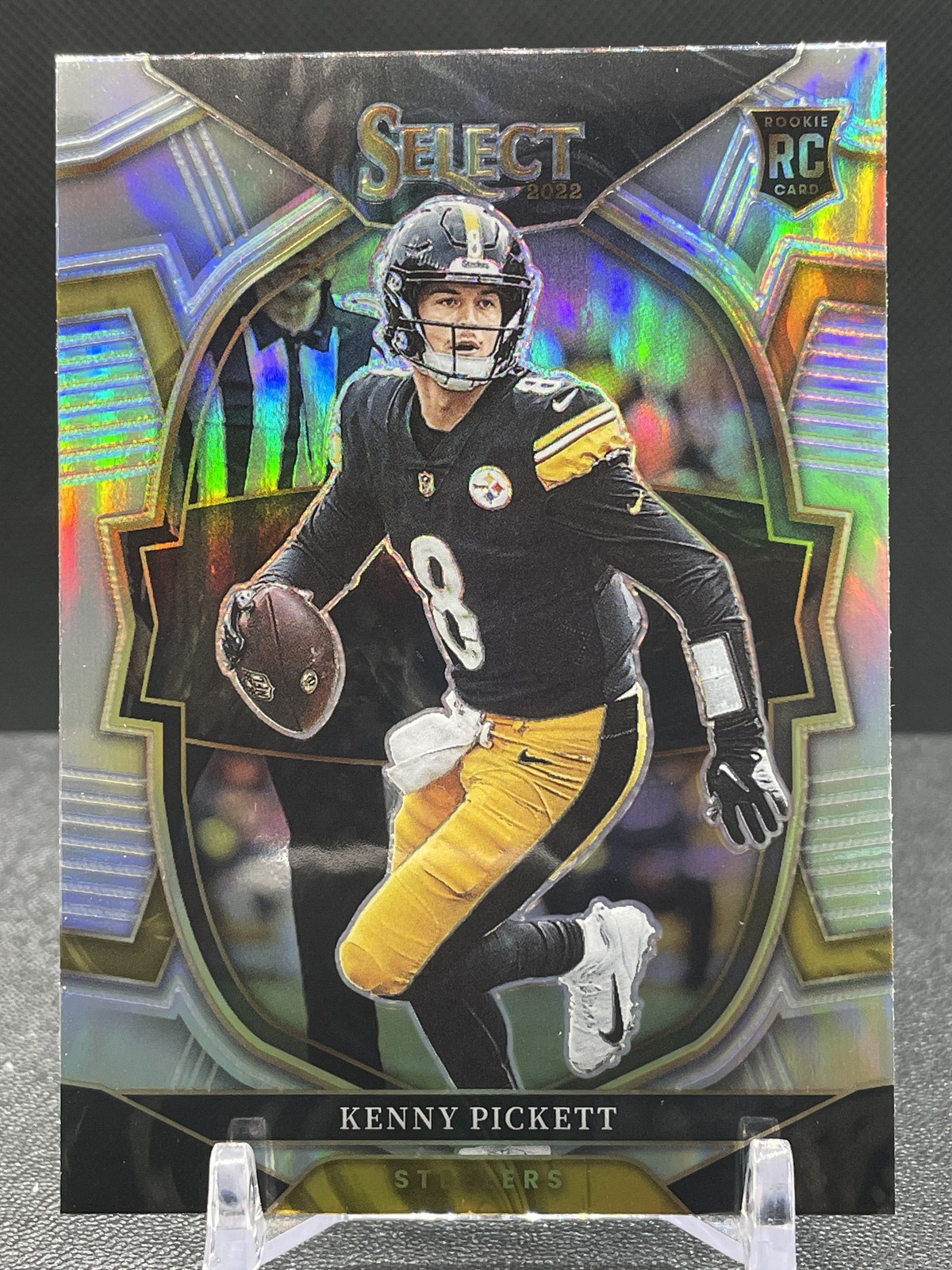 2022 Panini Select #64 Kenny Pickett Silver Prizm