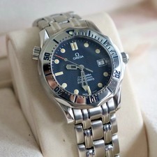 Omega Seamaster Professional 300M Quartz 36mm -Blue Wave Dial – Box & Service
