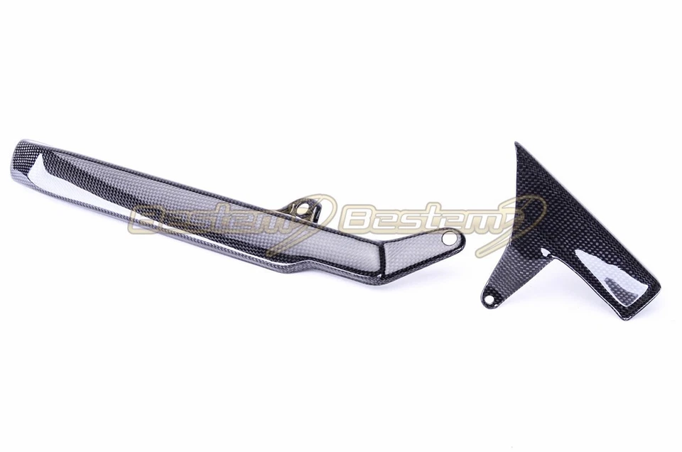 Cubierta protectora de cadena de fibra de carbono Honda CBR1000RR 2004-2007 panel de carenado 2006 2005 Foto 3 de 4