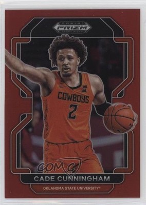 2022-23 Panini Prizm Draft Picks Red Prizm 273/299 Cade Cunningham #6 1aj