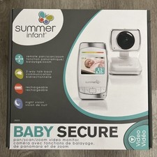 Summer Infant Baby Secure Baby Monitor Pan Scan Zoom Video Monitoring System