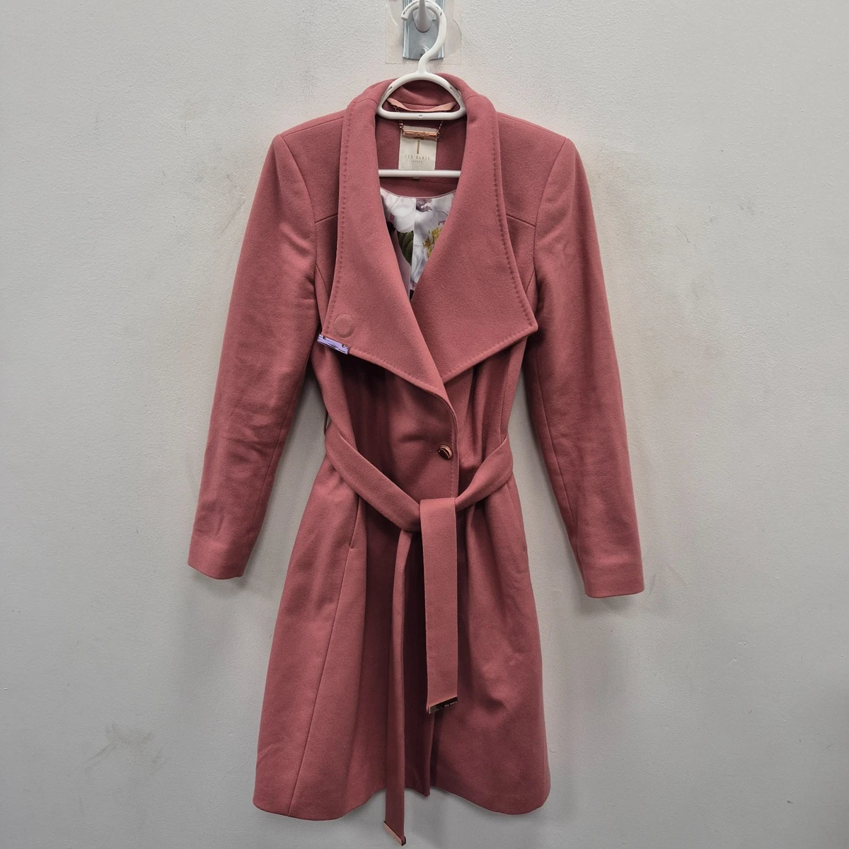 Trench Coat Ted Baker Coats Sale Womens Trench Coat Ted Baker Dark Pink Coat Ted Baker Coats For Women For Sale
