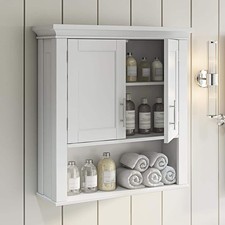 RiverRidge Home 22.88" W x 24.38" H 2-Door Bathroom Storage Cabinet White