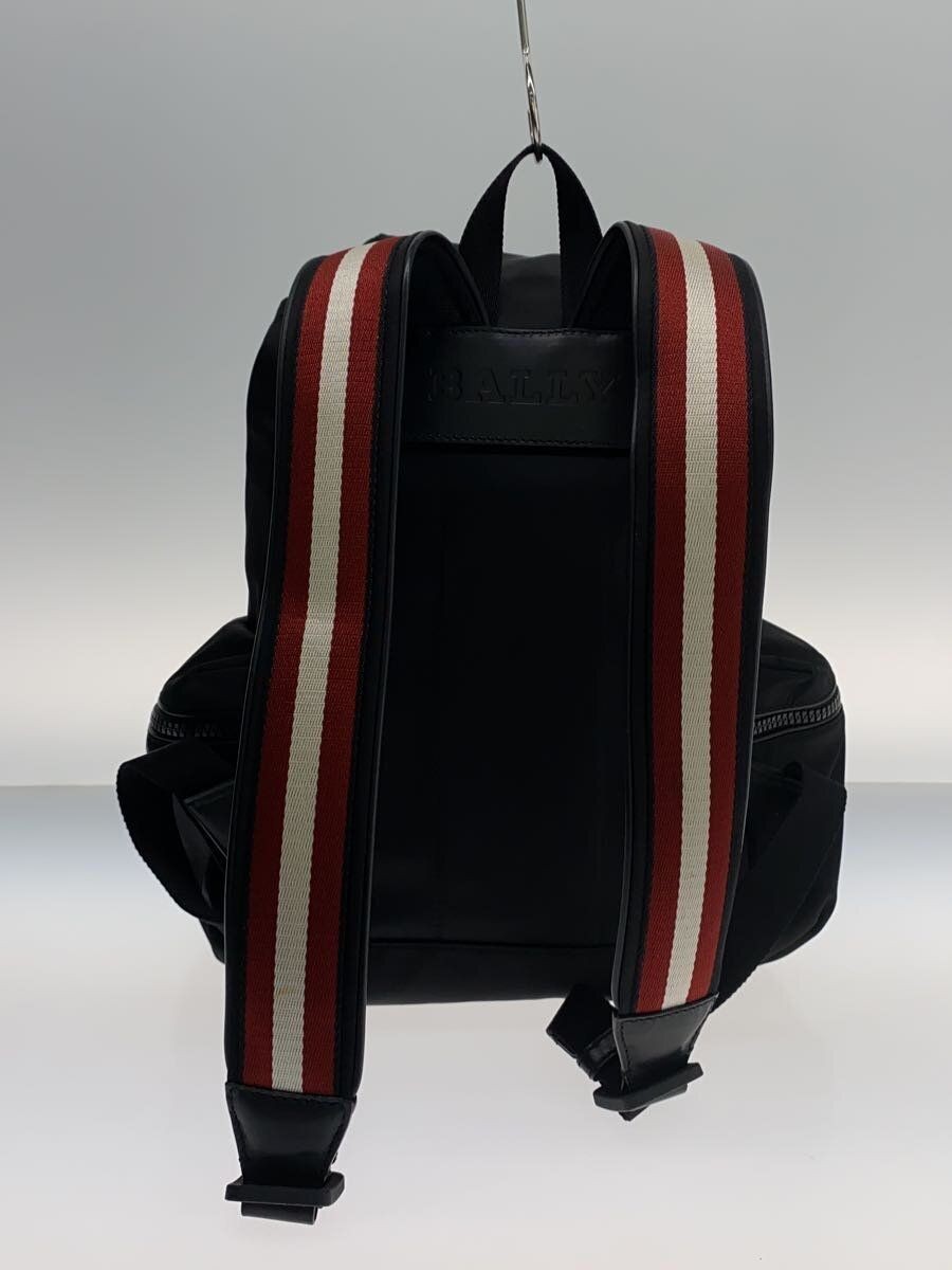 Used Black Solid Nylon BALLY Backpack Rucksack - image 3