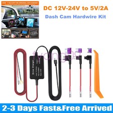 Universal Hard Wire Fuse Box Car Recorder Dash Cam Hard Wire Kit Mini USB UK
