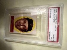 1963 Topps Peel-Offs Jack Sanford Peeling Directions P S  9 OC