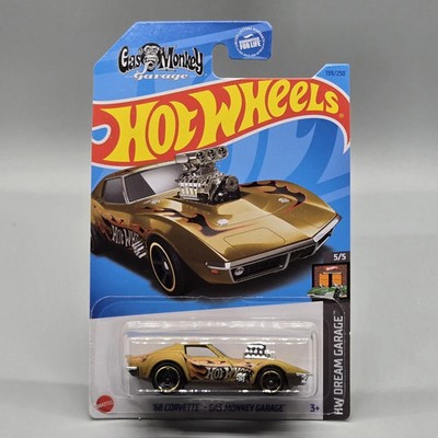 '68 Corvette Gas Monkey 5/5 HW Dream Garage Gold 2023 Hot Wheels