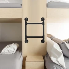 Wall-Mounted Ladders for Home Metal Step Ladder for RV Attic Bunk Bed Loft Steps