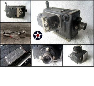 Vintage U.S. Army Air Force 75-180-A AN-N6 GSAP 16mm Gun Camera (1942)