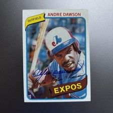 Andre Dawson Cards, Rookie Card and Autographed Memorabilia Guide 5