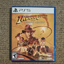 Indiana Jones And The Great Circle Sony PlayStation 5 PS5 Disc Artwork Rare HTF