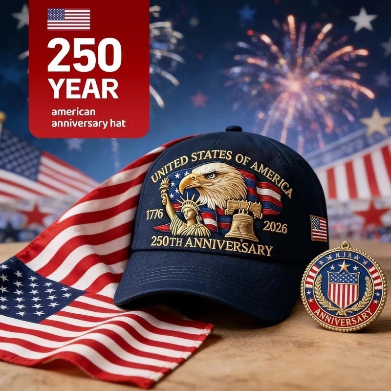 Baseball Cap United States 250th Anniversary Hat