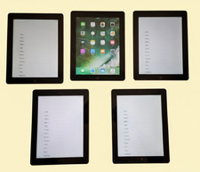 Lot of 5 Apple iPad 4th Gen A1458 16GB Wi-Fi ...