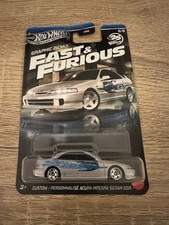 Hot Wheels Silver Series Graphic Remix Fast & Furious Custom Acura Integra GSR