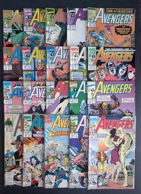 Avengers 20 Comic Lot #313-361 Marvel Copper Age Acts of Vengeance Gal. Storm