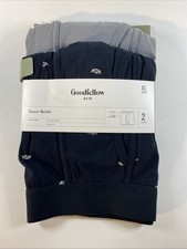 Goodfellow  Co XL 40/42 2pk Solid Boxer Briefs Paper Boats Men