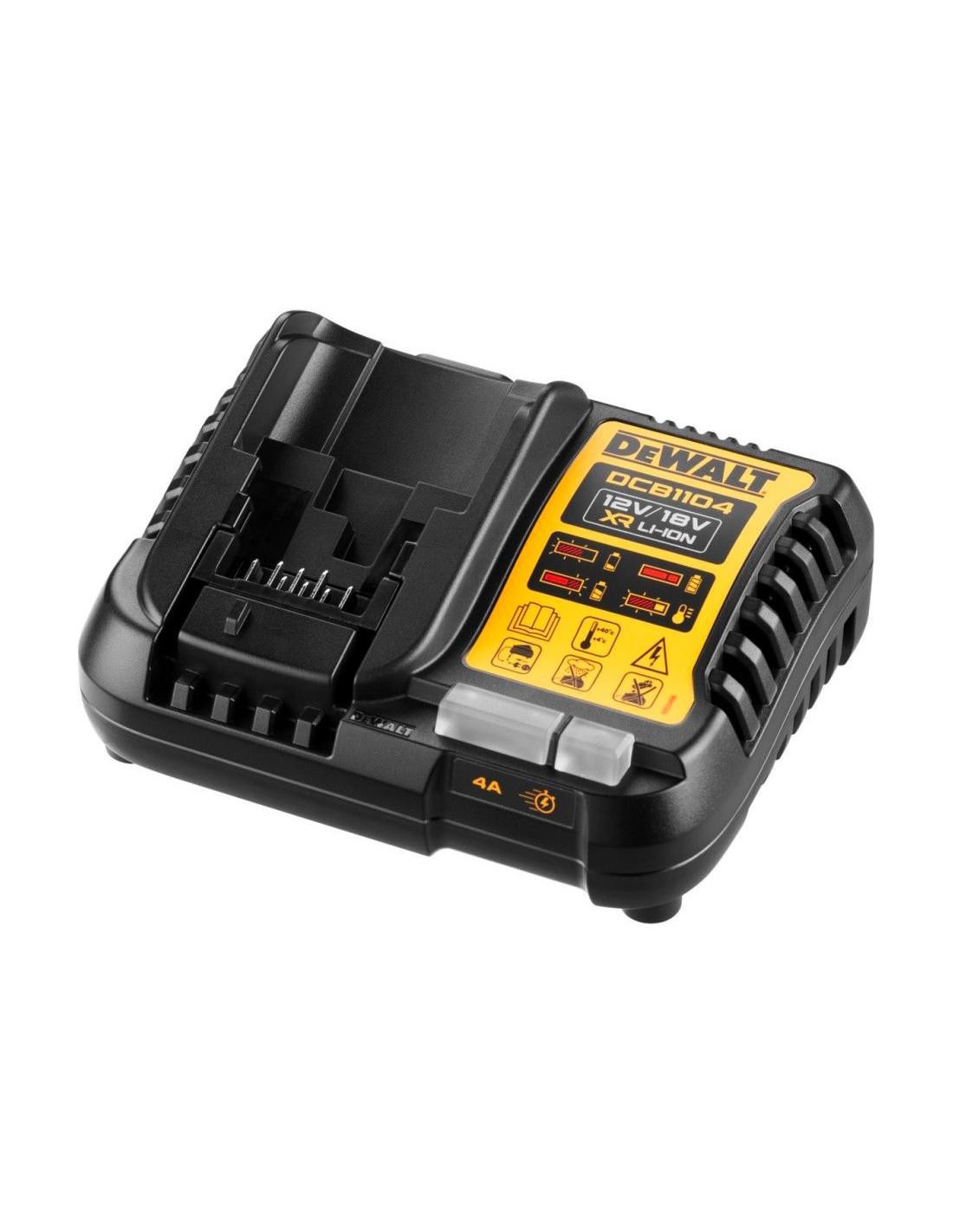 Caricabatterie DeWALT DCB1104 XR 12V 18V - Originale e Rapido 4A