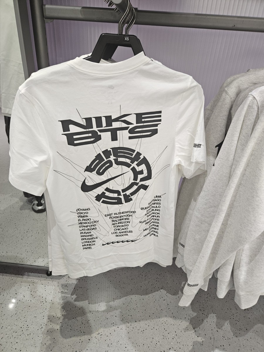 On Hand] NIKE x BTS limited tshirt white korea arirang tour merch