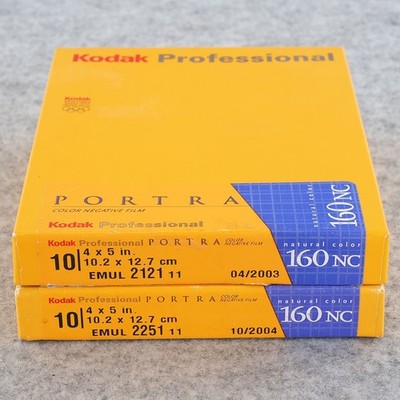 KODAK PORTRA 160 NC 4x5'' PLANFILM 04/2003 und 10/2004