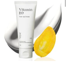 New Vitamin B9 Cream Makeup Primer for Face 1.69 Fl Oz (Pack of 1), Tone Up