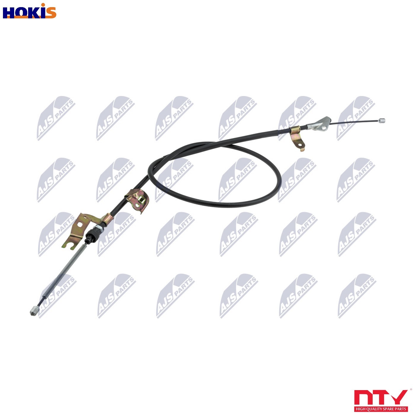 Handbrake cable Left Rear HLR-CT-008 NTY for CITROËN PEUGEOT TOYOTA - Image 10