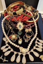 Vintage Estate Costume Jewelry Lot ! MONET, AVON and more!