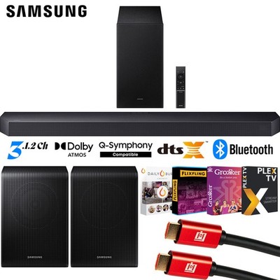 Samsung HW-Q600F 3.1.2ch Soundbar and Subwoofer (2025) w/ Rear Speaker Bundle