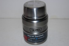 THERMOS STAINLESS STEEL VACUUM INSULATED FOOD JAR  SPOON 16OZ