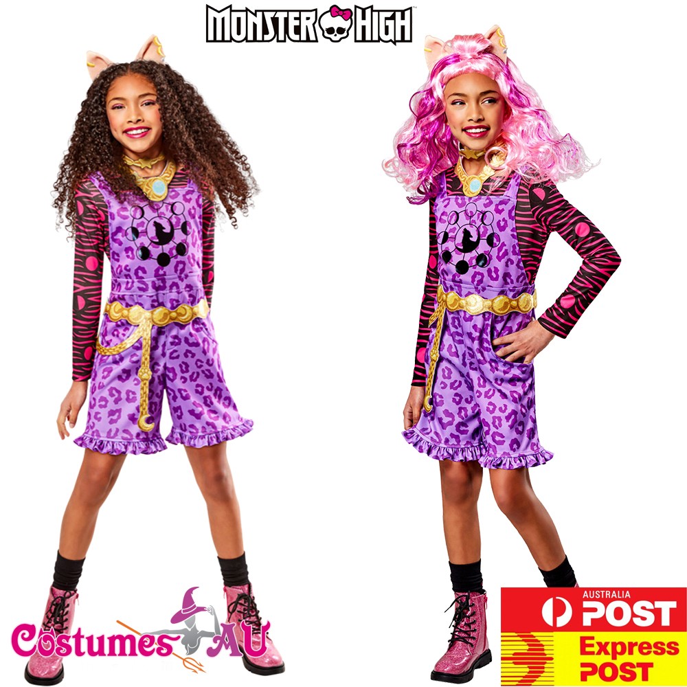 Girls Clawdeen Wolf Deluxe Monster High Halloween Costume Kids Fancy Dress Up | eBay Girls Clawdeen Wolf Deluxe Monster High Halloween Costume Kids Fancy Dress Up | eBay