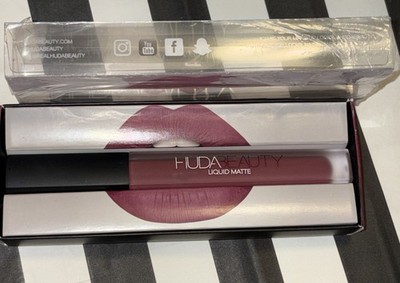 New Boxed Huda Beauty Liquid Matte Lipstick~BNIB TROPHY WIFE~Full Size 5ml/.17oz