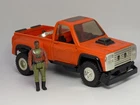 Vintage 1985 Kenner M.A.S.K. Orange Firecracker Truck w Hondo Maclean Figure