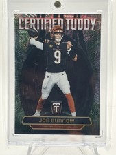 2024 Panini Totally Certified Tuddy Joe Burrow #16  Platinum Camo /35 Bengals