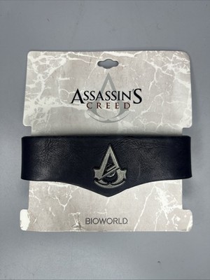 Bioworld Ubisoft Assassin's Creed Unity Leather Wristband with Metal Raised Logo