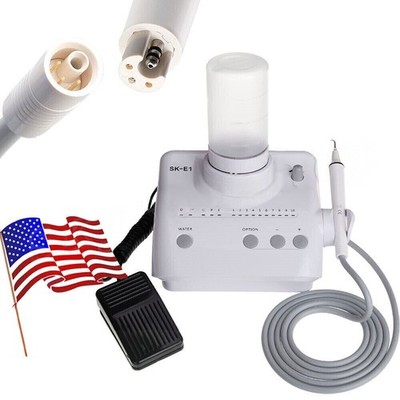 SK-E1 Dental Ultrasonic Scaler with 2*Bottles fit SKYSEA EMS Handpiece Tips