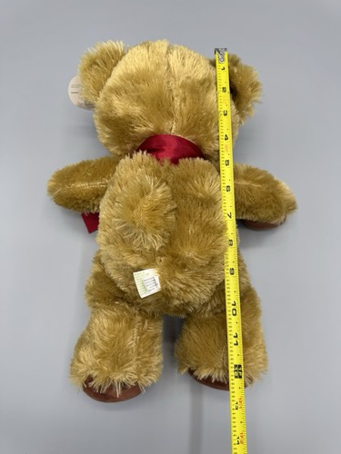 First & Main Minikies Teddy Bear Plush W/ Ribbon Bow 12 Inch Stuffed Animal - Picture 6 of 13