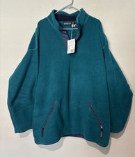 NOS Vtg 1995 Patagonia Synchilla "Big-T" Men's XL Teal New With Tags