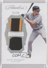 2019 Panini Flawless Dual Patch 21/25 Matt Chapman #DP-MC Dual Patch 0g4