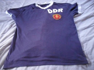 East Germany Deutsche DDR 1970's Retro Football Shirt Medium M 1974 World Cup
